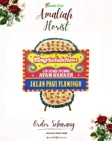 Sewa Papan Bunga Muara Siban
